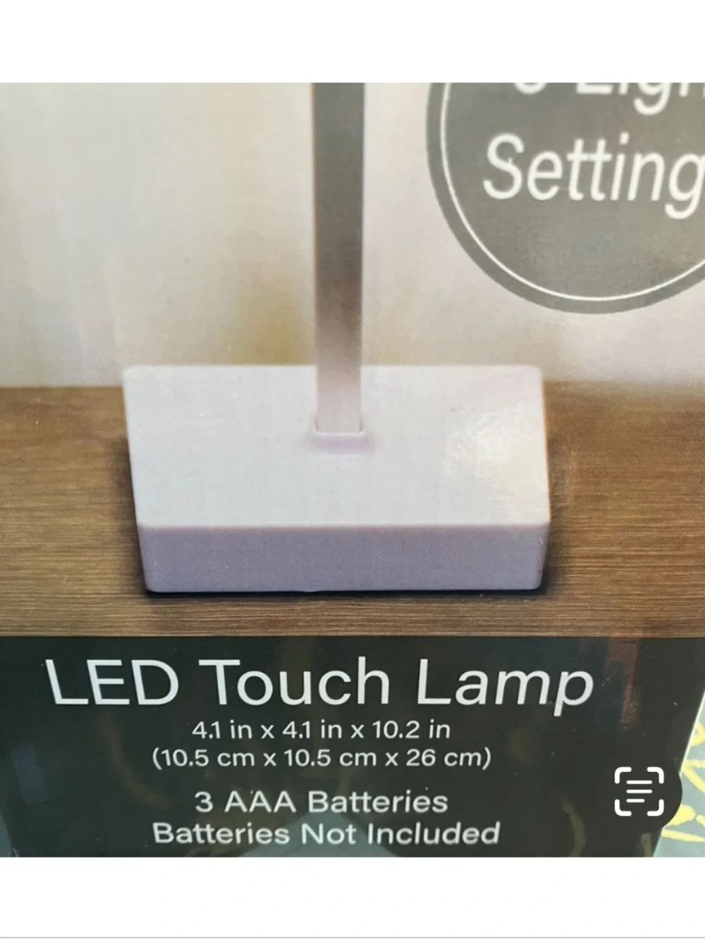 Pink Bow LED touch Lamp NWT